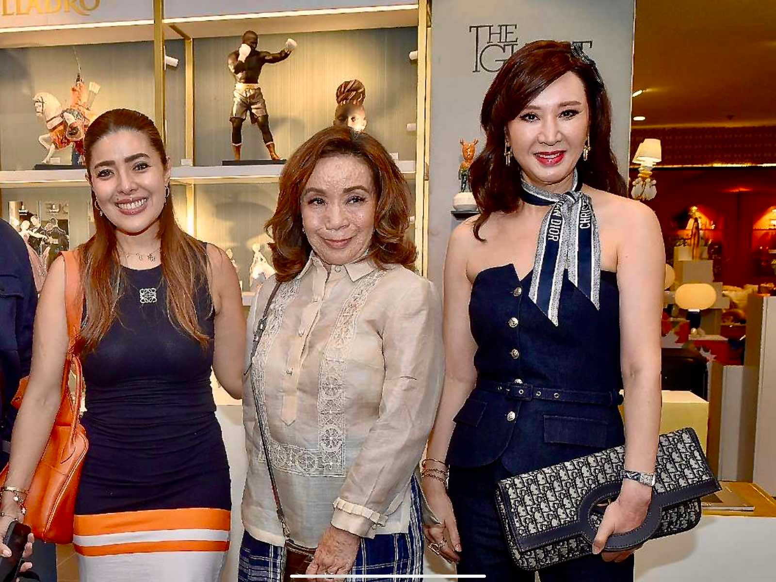 Happy Ongpauco Tiu, Marites Tantoco Enriquez and Carolyn Tan.