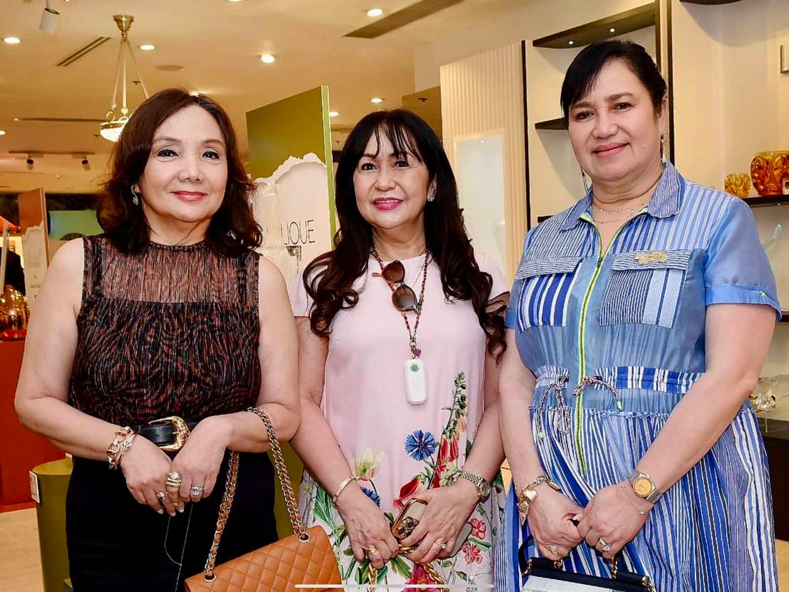 Alice Samson, Rose Santiago and Cecile Bravo.