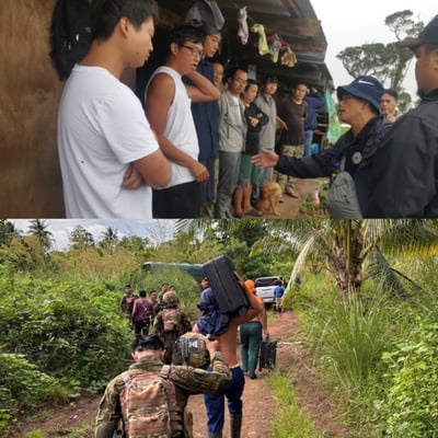Foreign miners nabbed in Isabela, Masbate