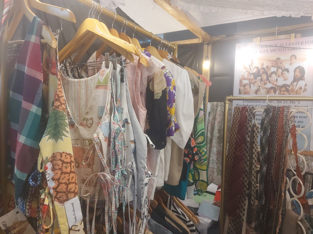 Clothes made by sexually abused victims under the care of a Negros organization.