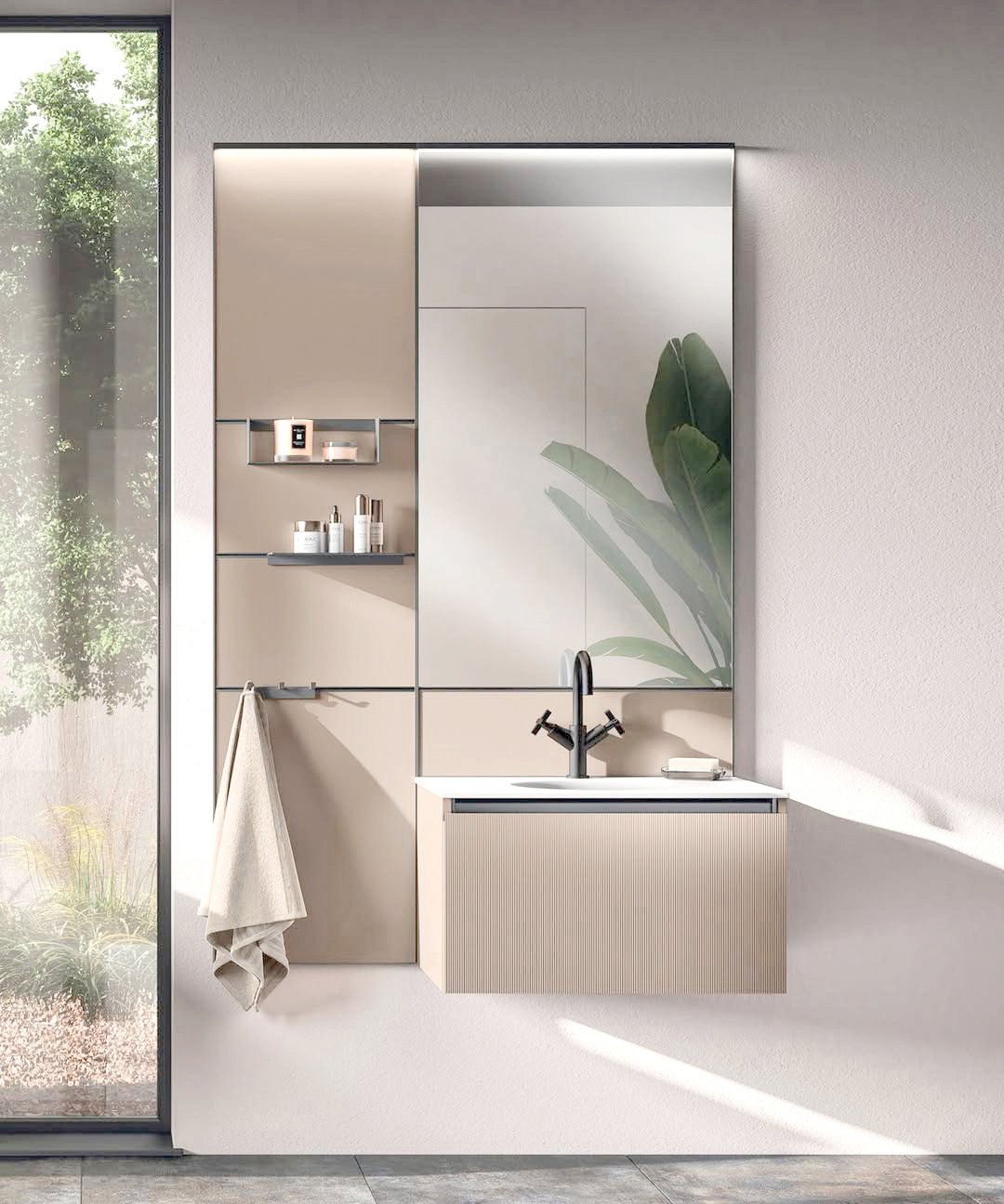 Bathroom design that feels fresh.