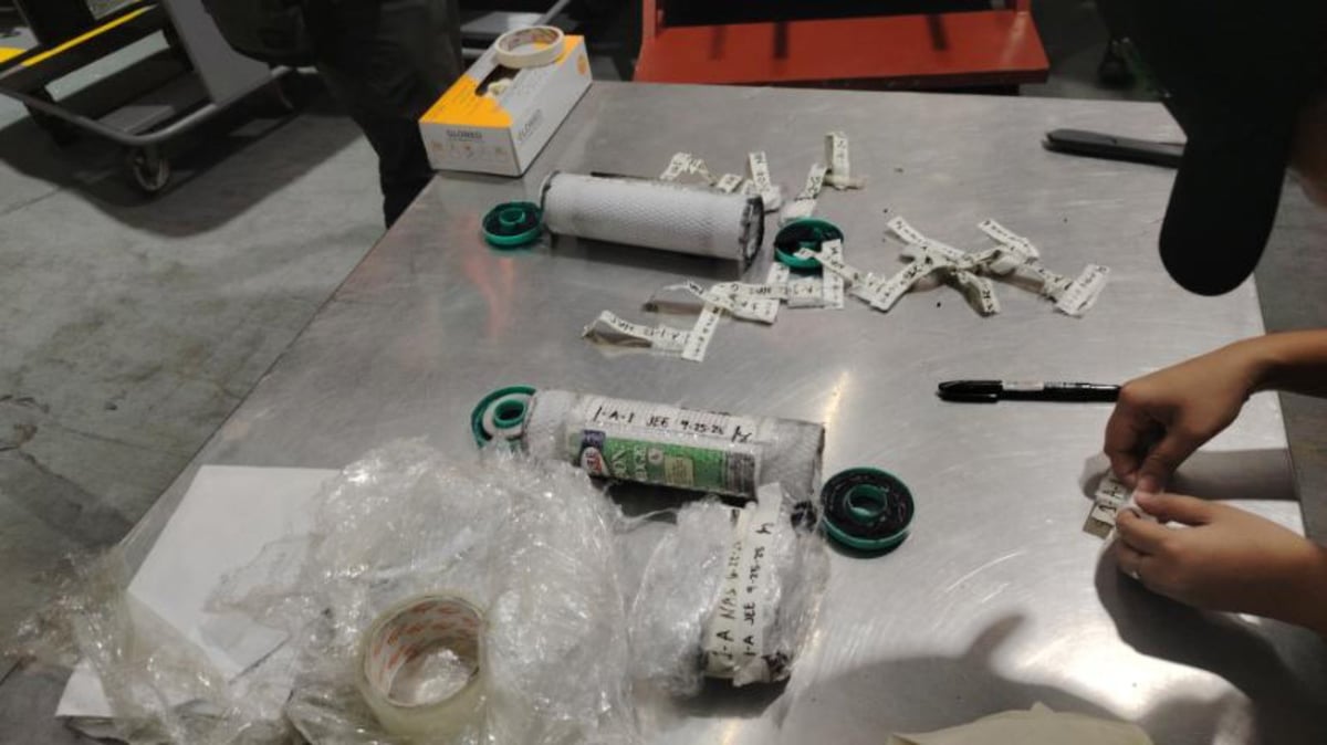 Shabu hidden in ‘water filters’ seized at NAIA