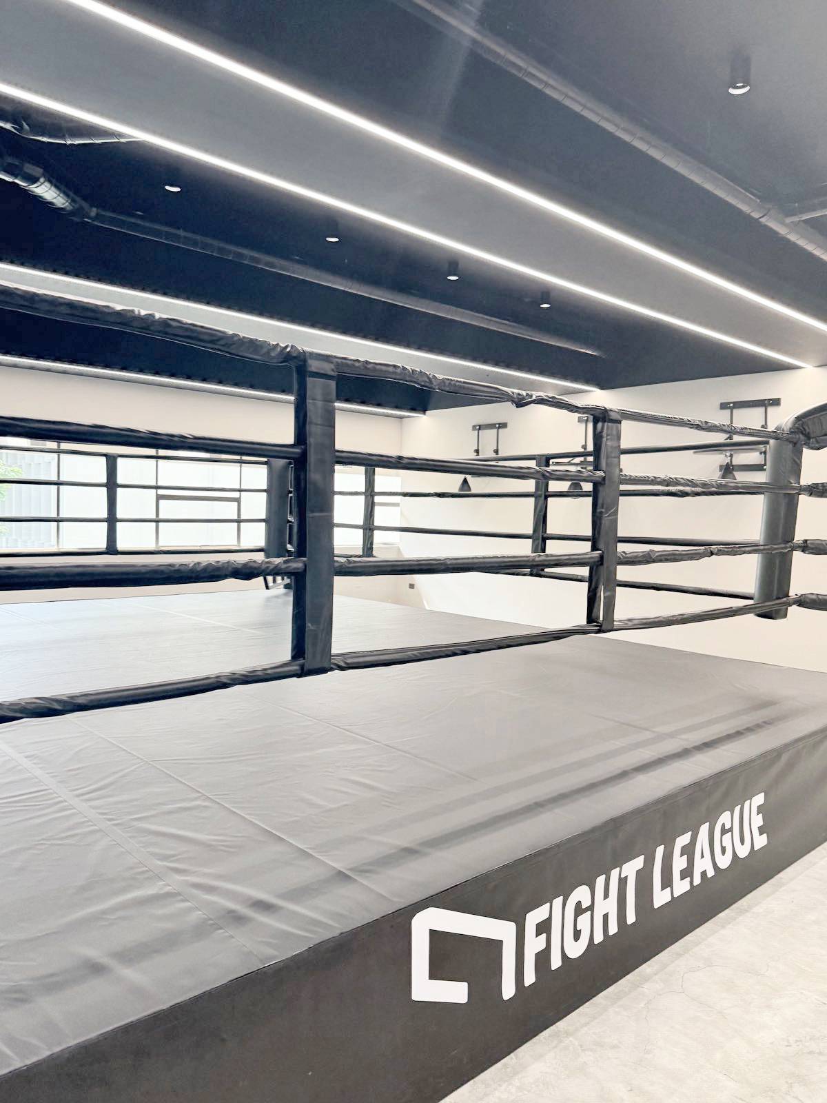 FIGHT League boasts a professional-sized, regulation-level ring, providing fighters with an authentic competitive arena for intense and high-stakes bouts.