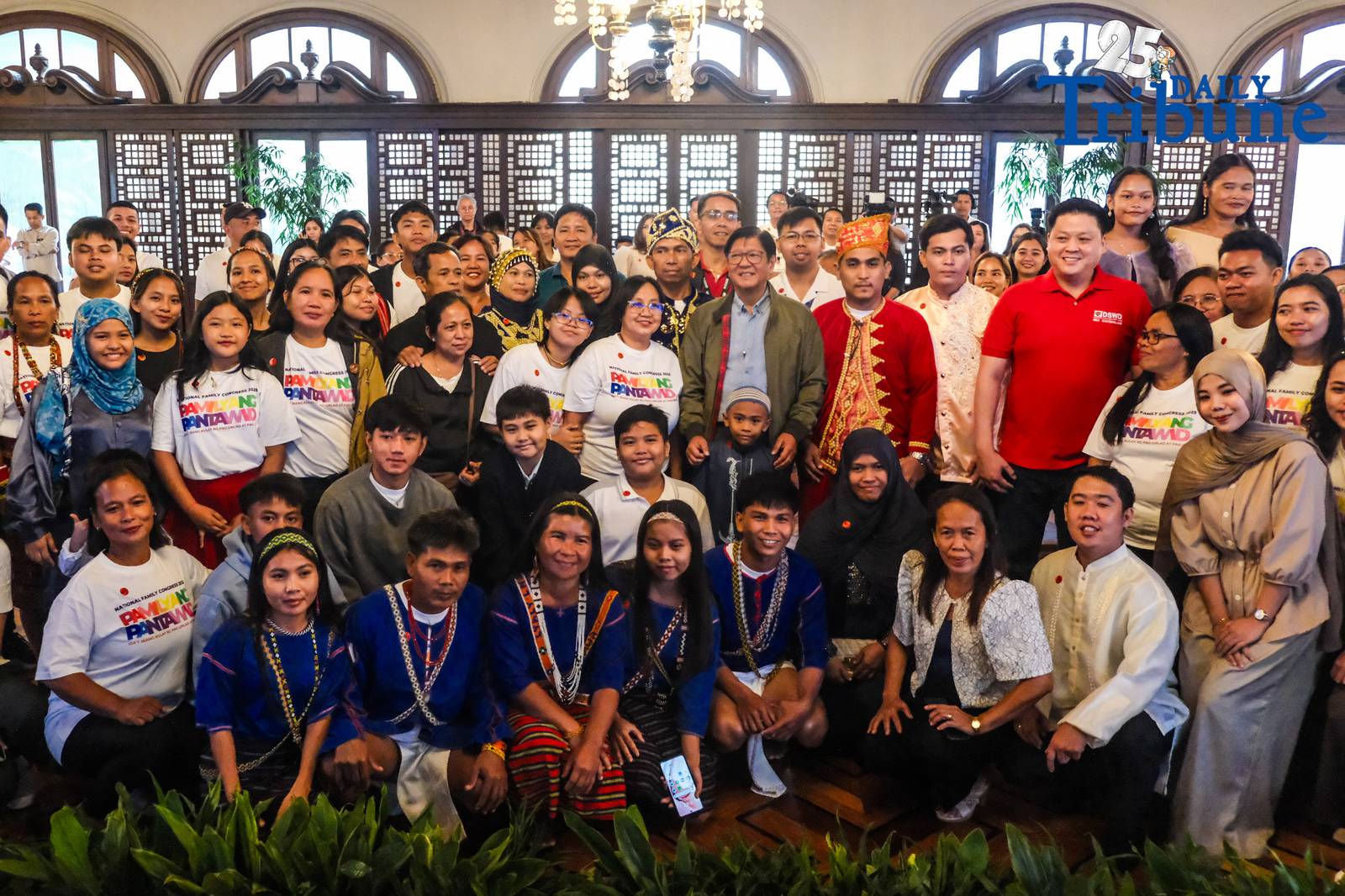 President Ferdinand R. Marcos Jr. kisses the crown of a child from a Pantawid Pamilyang Pilipino Program (4Ps) family during the Kumustahan Ng Pamilyang Matatag event at Kalayaan Hall, Malacañang Palace on Sept. 26, 2025. 

Marcos announced the reallocation of nearly ₱36 billion from DPWH flood control funds to the Department of Social Welfare and Development to support programs like Assistance to Individuals in Crisis Situations (AICS) and the Sustainable Livelihood Program (SLP). The event also honored 18 exemplary 4Ps families in celebration of National Family Week.