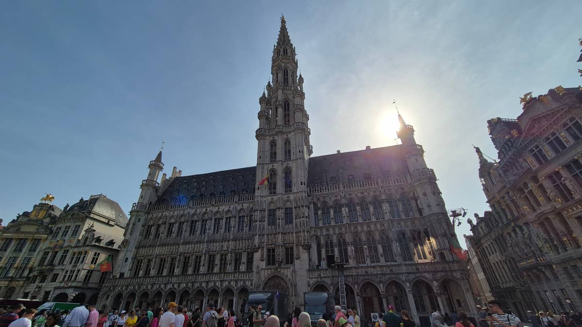 Stadhuis or Town Hall of Brussels.