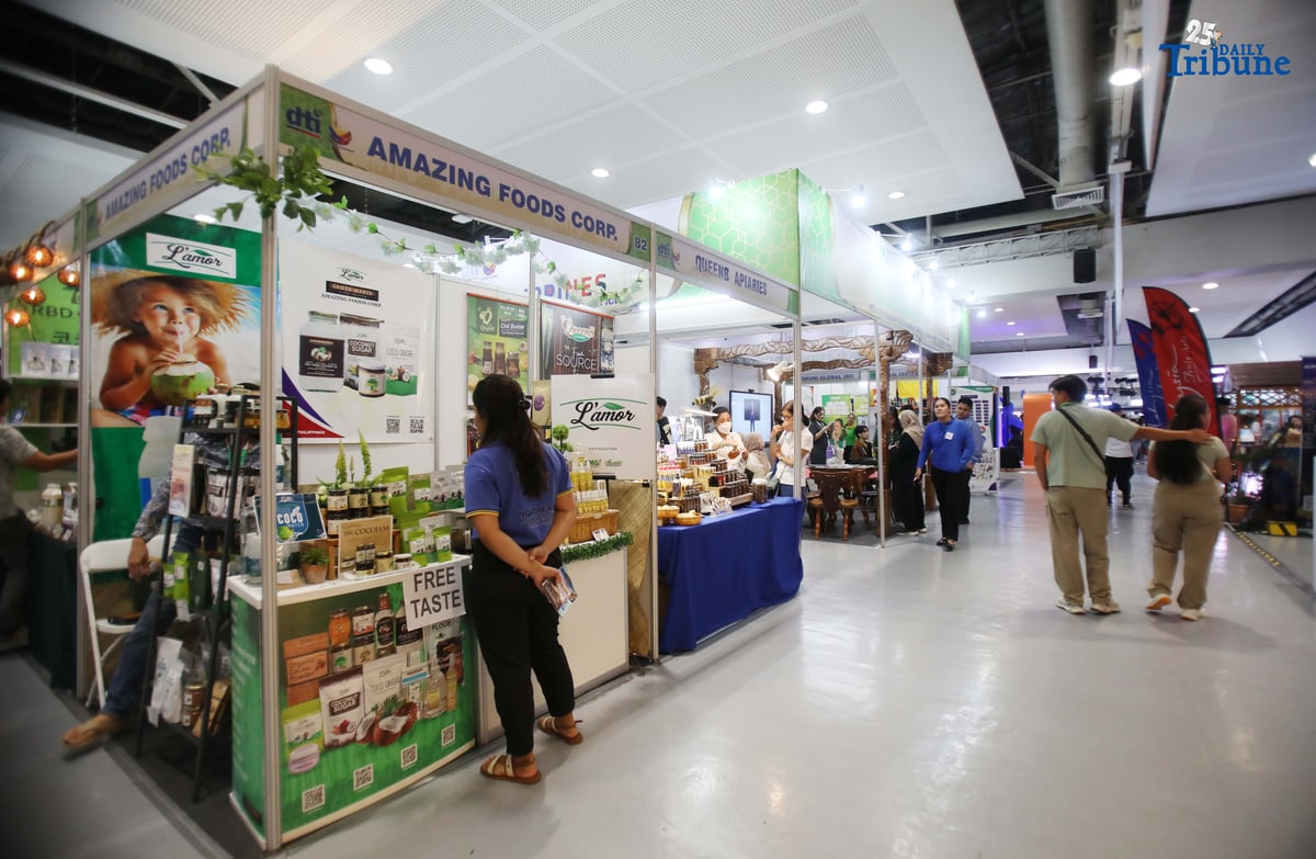 Guests arrive at the three-day Global Travel Expo at SM Megamall in Mandaluyong City on Saturday, September 27, 2025. The event coincides with World Tourism Day, celebrated annually to highlight the vital role of tourism in shaping social, cultural, and political values worldwide.