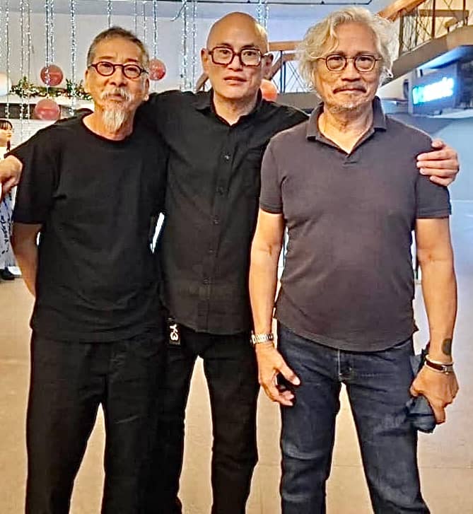 Oca Villamiel, Man of the hour Marco Santos and Gus Albor.