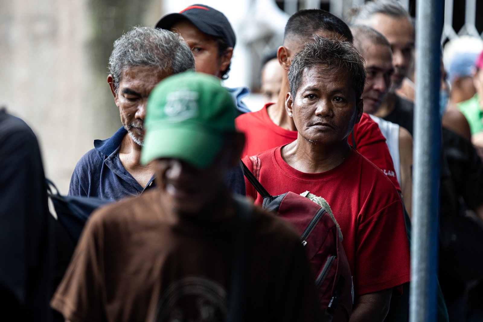Individuals wait in line to receive food packs during a feeding program organized by a private group at San Vicente de Paul Parish in Manila on Saturday, 27 September 2025.

President Ferdinand Marcos Jr. ordered Friday the transfer of the Department of Public Works and Highways’ ₱36 billion flood control budget for 2026 to the Department of Social Welfare and Development to fund its programs, including the Assistance to Individuals in Crisis Situation (AICS), the Sustainable Livelihood Program, and the Pantawid Pamilyang Pilipino Program (4Ps).