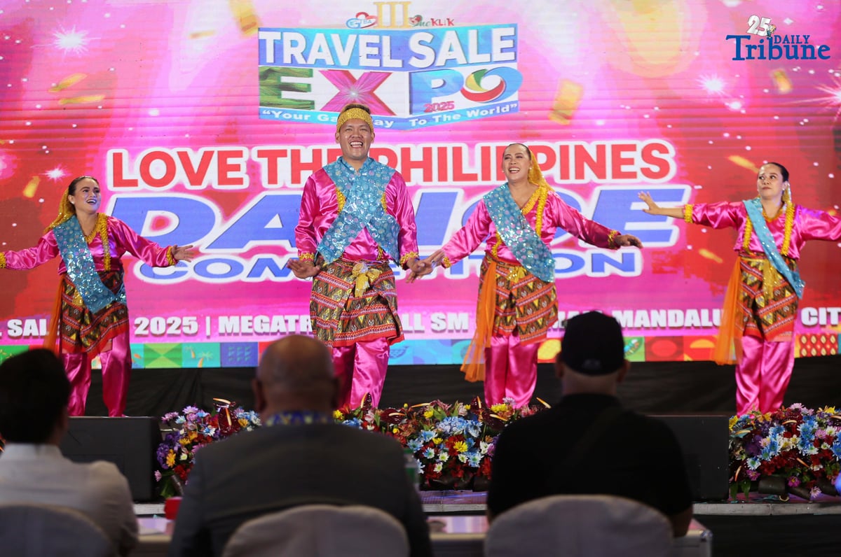 Dance competition participants perform during the three-day Global Travel Expo at SM Megamall in Mandaluyong City on Saturday, September 27, 2025. Every year, September 27 is celebrated as World Tourism Day (WTD) to raise awareness of the vital role tourism plays in shaping social, cultural, and political values worldwide.