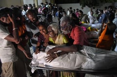 India rally stampede kills 39