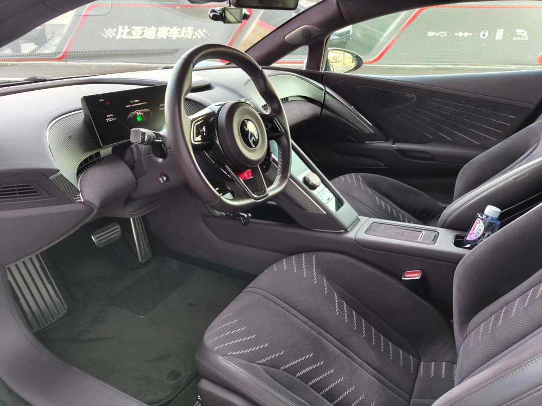 INSIDE the Yangwang U9, where advanced control systems meet supercar performance.