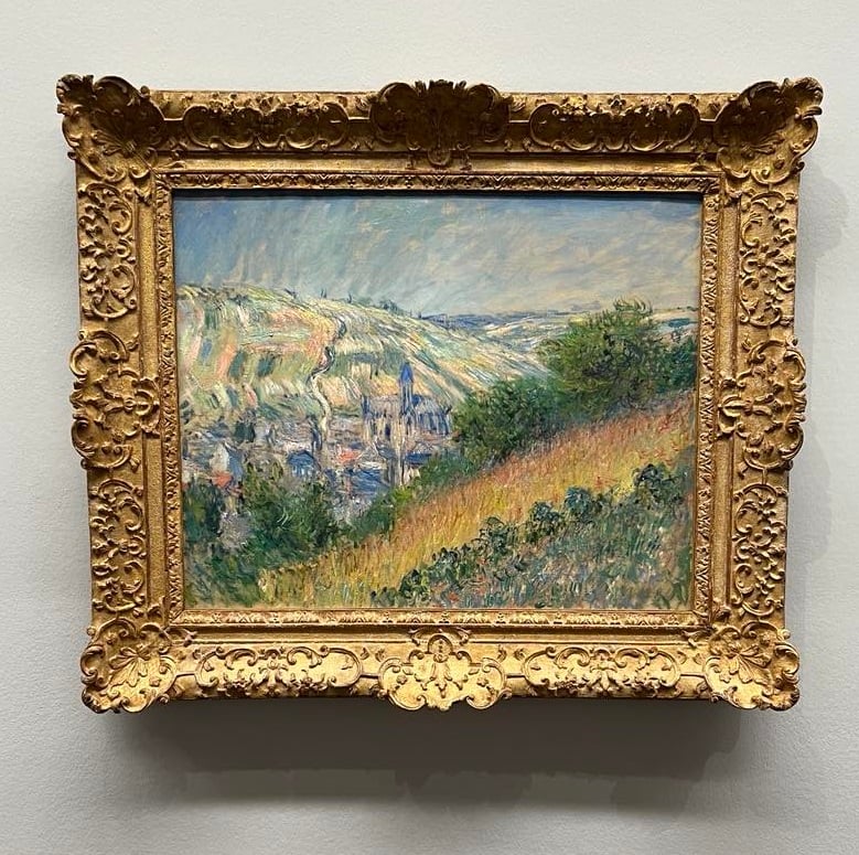 View of Vetheheuil, 1881, Claude Monet.