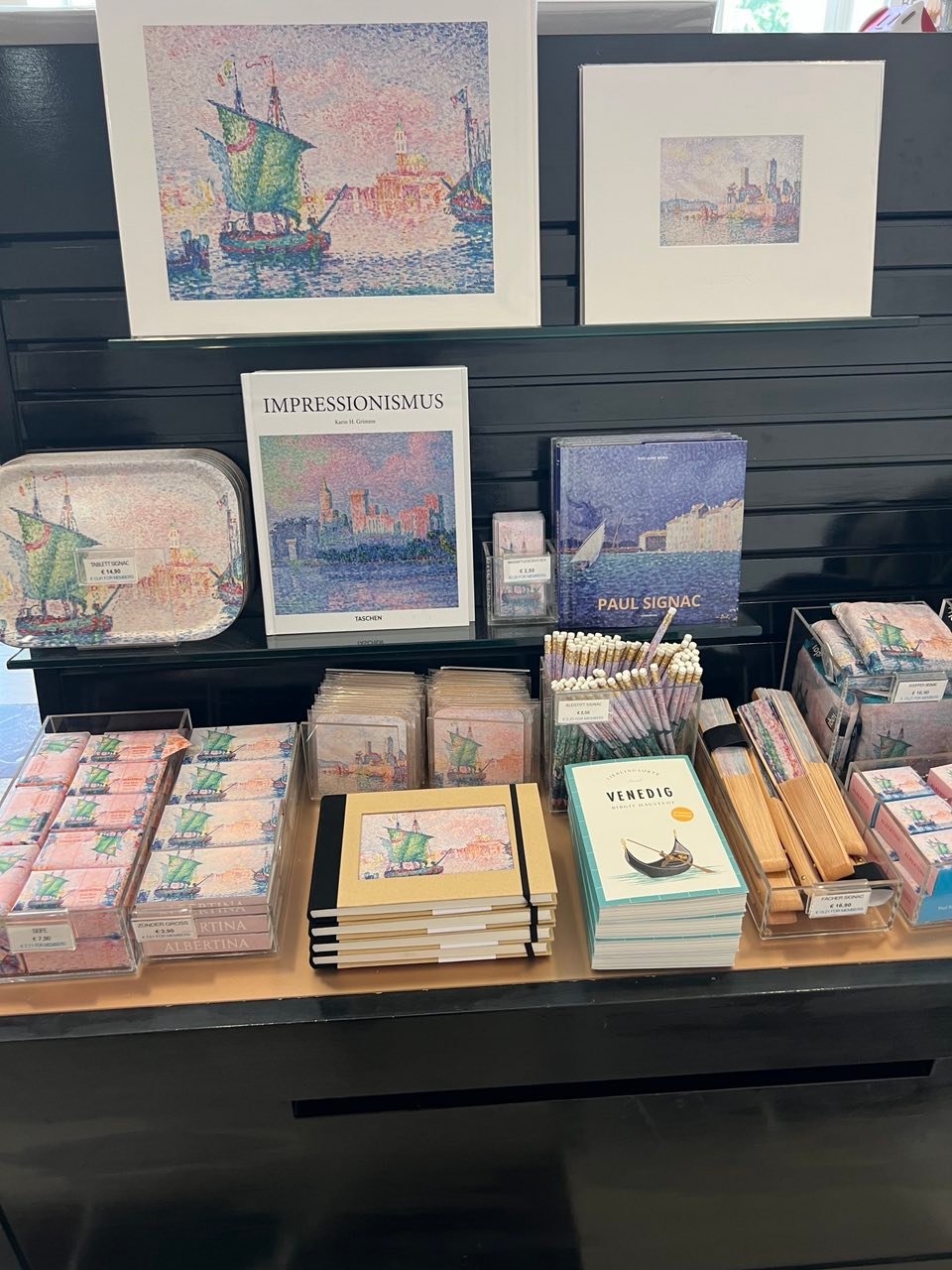 Books and art paraphernalia