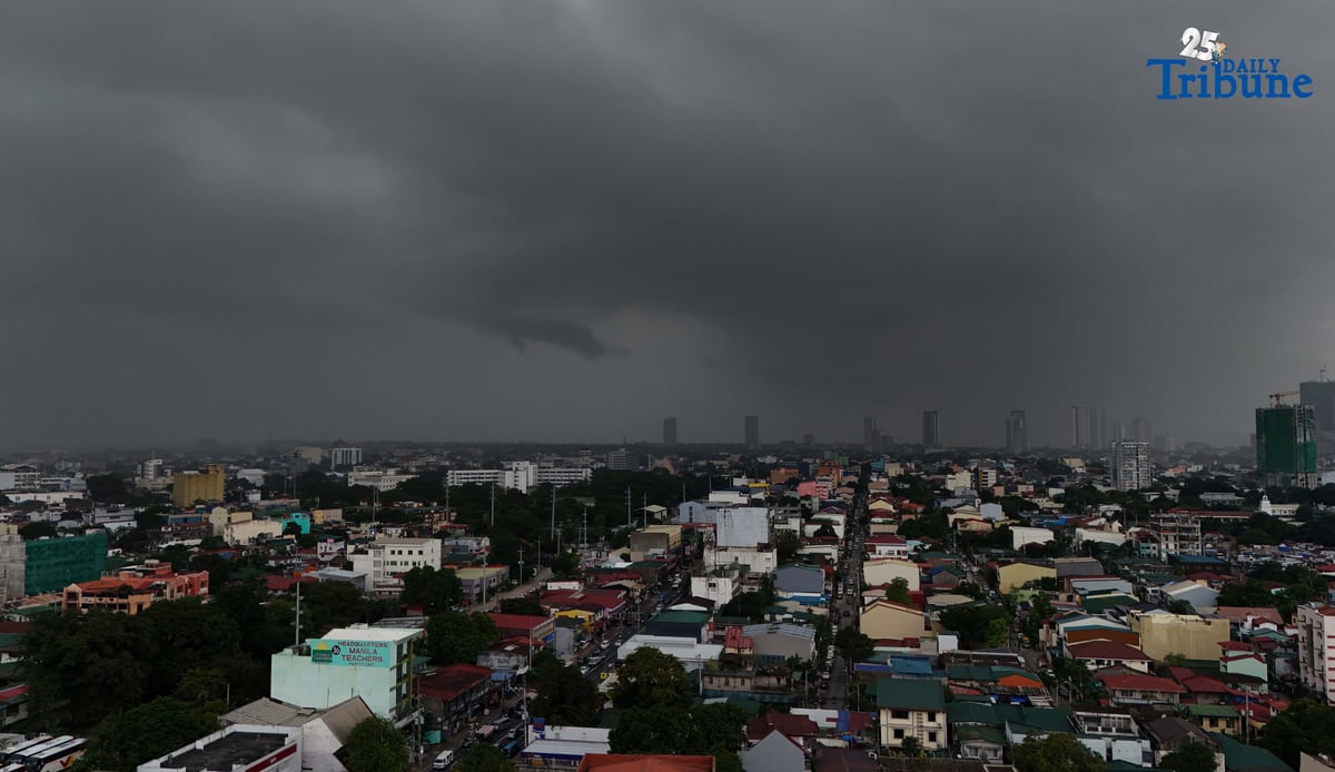 (September 29 2025) On Monday September 29 2025, some of the places in Metro Manila was seen rained and dark clouds from Quezon City, according to the Philippine Atmospheric, Geophysical and Astronomical Services Administration (PAGASA) at least two and possibly up to four tropical cyclones are expected to enter the country in October. Photo/Analy Labor
