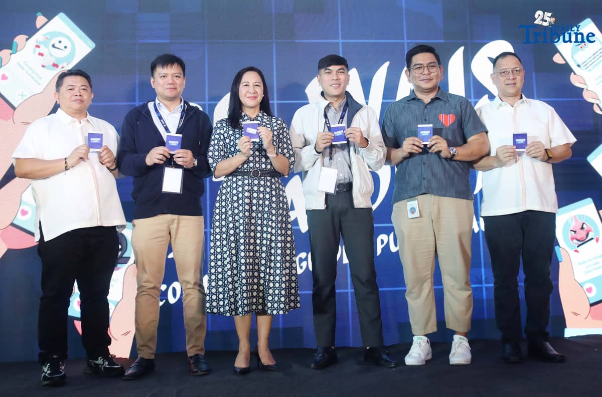 Quezon City Mayor Joy Belmonte speaks during the launch of the “BE WAIS” Community Guides, a joint initiative with Meta, Bayan Academy, and the Ateneo Office for Social Concern and Involvement (Ateneo-OSCI), at the Amoranto Sports Complex in Quezon City. The BE WAIS Guides are designed to help communities combat online fraud, scams, misinformation, and disinformation.