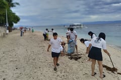 Moalboal hosts international coastal cleanup