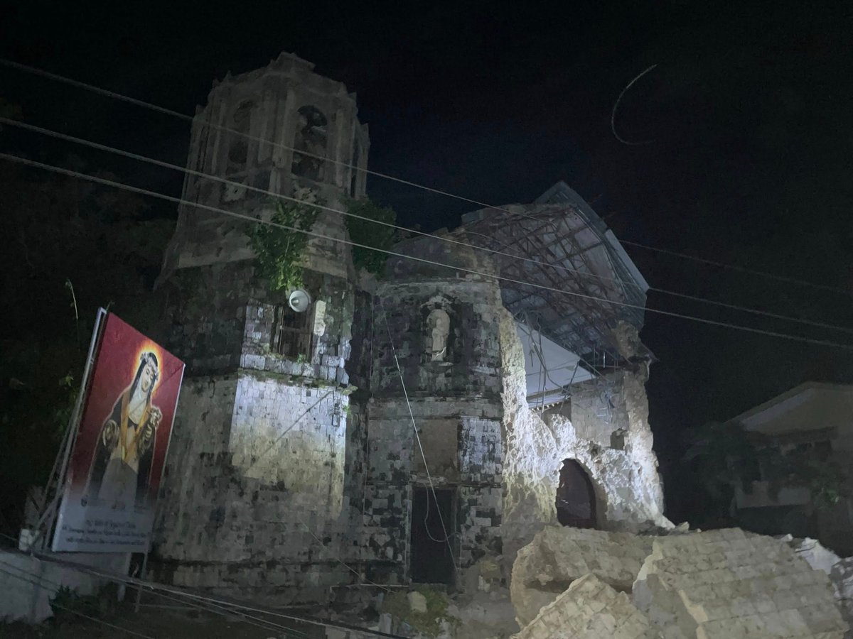 Prayers sought for collapsed shrine in Cebu