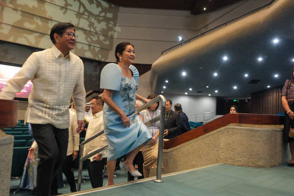 PICC in fresh glory The Philippine International Convention Center is officially unveiled with President Ferdinand R. Marcos Jr. (left) and First Lady Liza Araneta-Marcos as guests of honor. Asia’s first international convention center and National Cultural Treasure was designed by National Artist for Architecture Leandro V. Locsin, and the restoration stays true to the PICC’s brutalist bones with raw concrete, sweeping lines and unapologetic geometry with some contemporary upgrades (insets).
