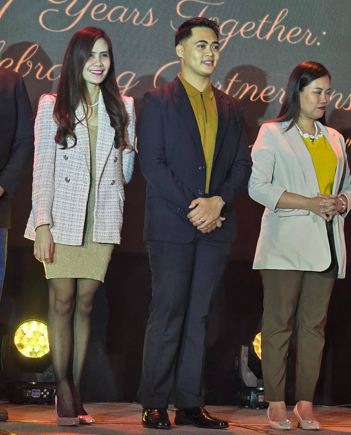Seda Ayala Hotel’s Abby Gomos, Reservations manager Daryl Tumulak and Aileen Cabilan, events manager.