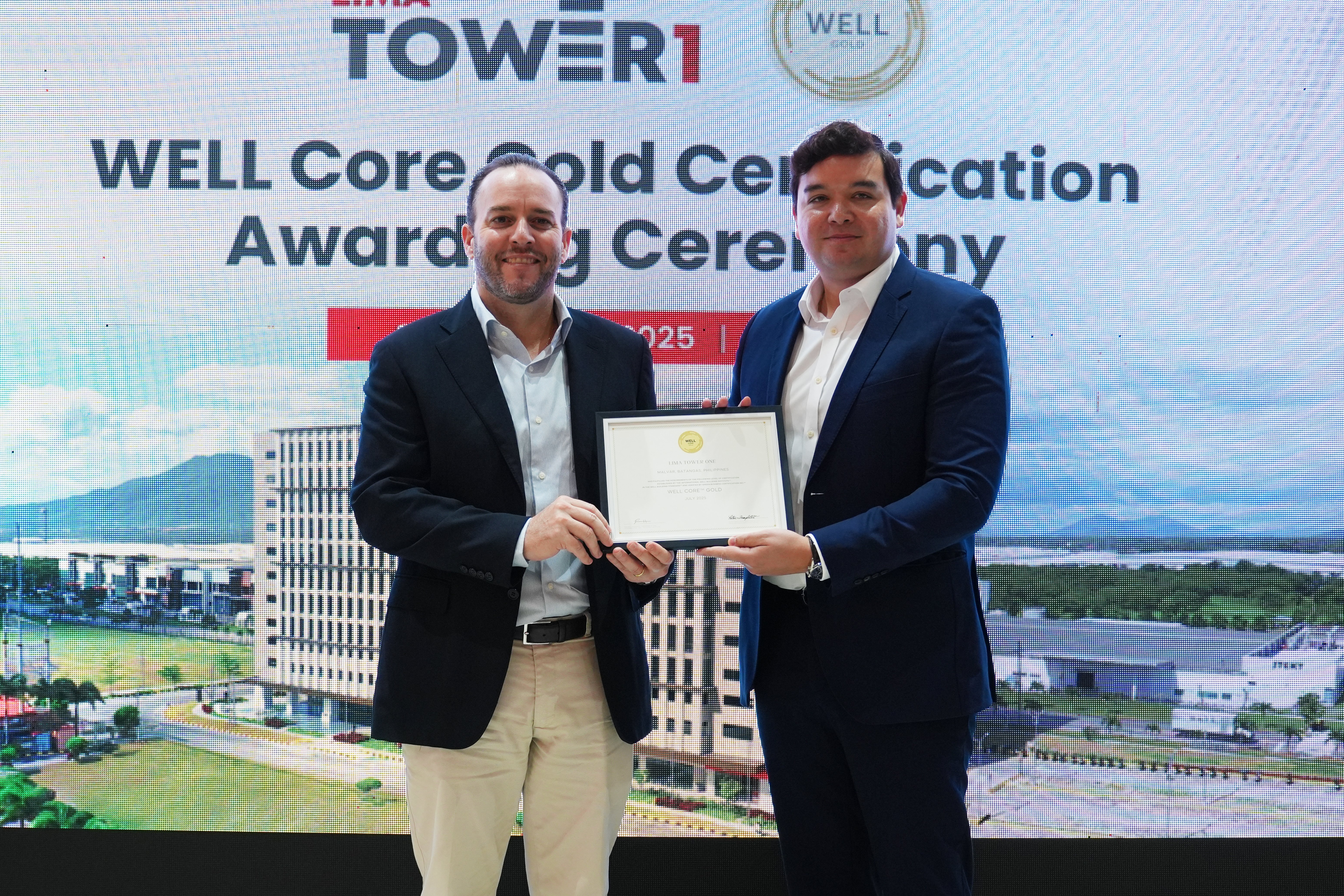LIMA Tower One sets benchmark as the Philippines' first WELL v2 Core Gold Certified Office 
