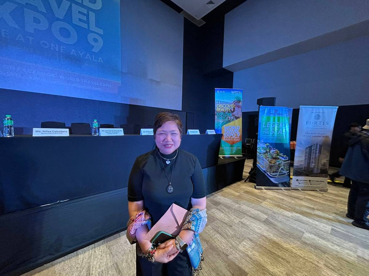 Miles Caballero, AD Asia events group OPC managing director and organizer of World Travel Expo.