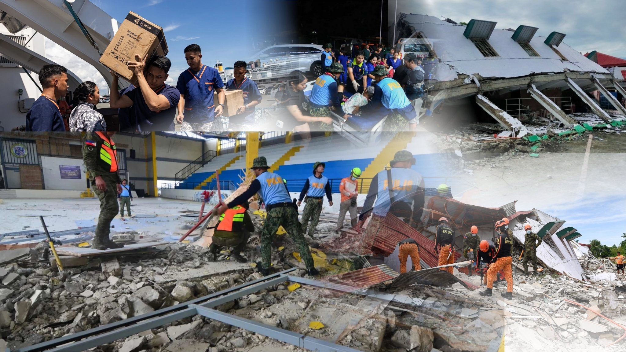 Cebu in ruins