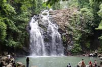 The Tabiawan Falls in Isabela City has offered a peaceful retreat to soldiers from the 101st Infantry Brigade during their visit to the area.
