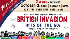 RJ Bistro: British Invasion Hits of the 60s