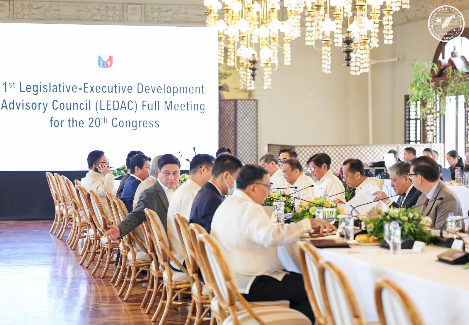 Marcos convenes 20th Congress in first LEDAC meeting