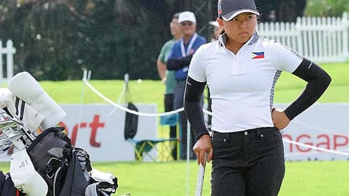 RIANNE Malixi puts herself in early contention after salvaging a two-under-par 70 at the start of the 31st Santo Espiritu Trophy at Tanah Merah Country Club in Singapore on Wednesday.