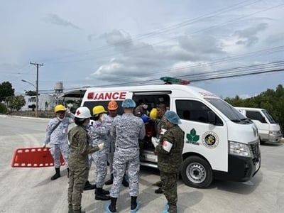 Philippine Navy launches relief ops in quake-hit Cebu 