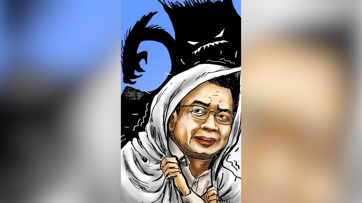 Chiz wrestles with his own phantom