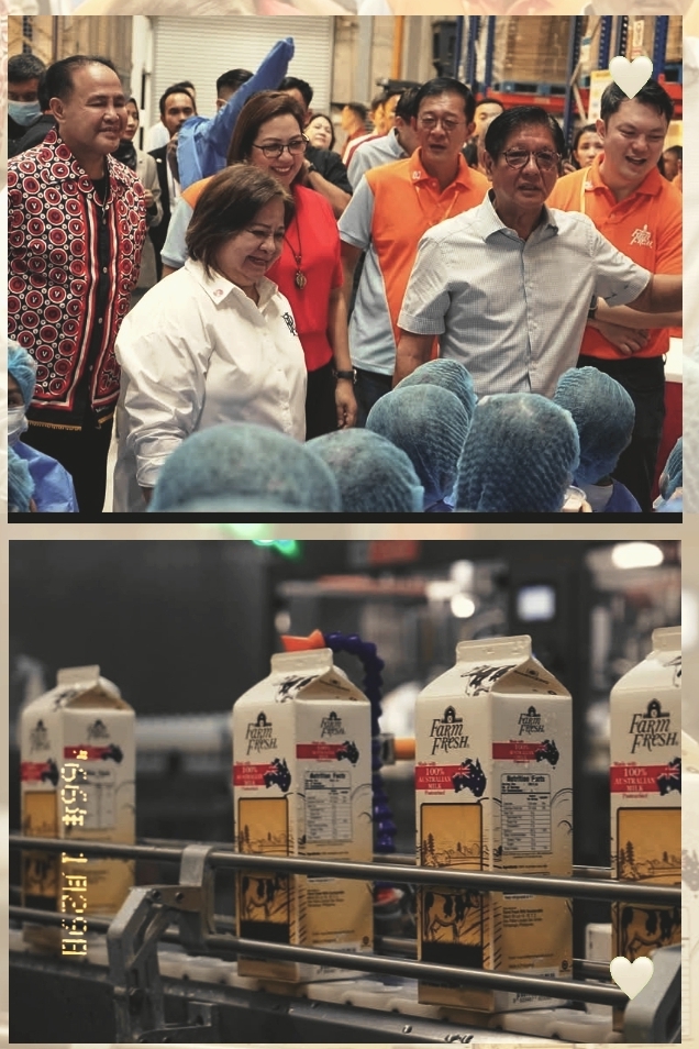 Marcos inaugurates Pampanga milk plant to strengthen local dairy industry