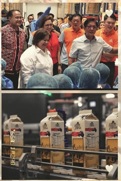 Marcos inaugurates Pampanga milk plant to strengthen local dairy industry