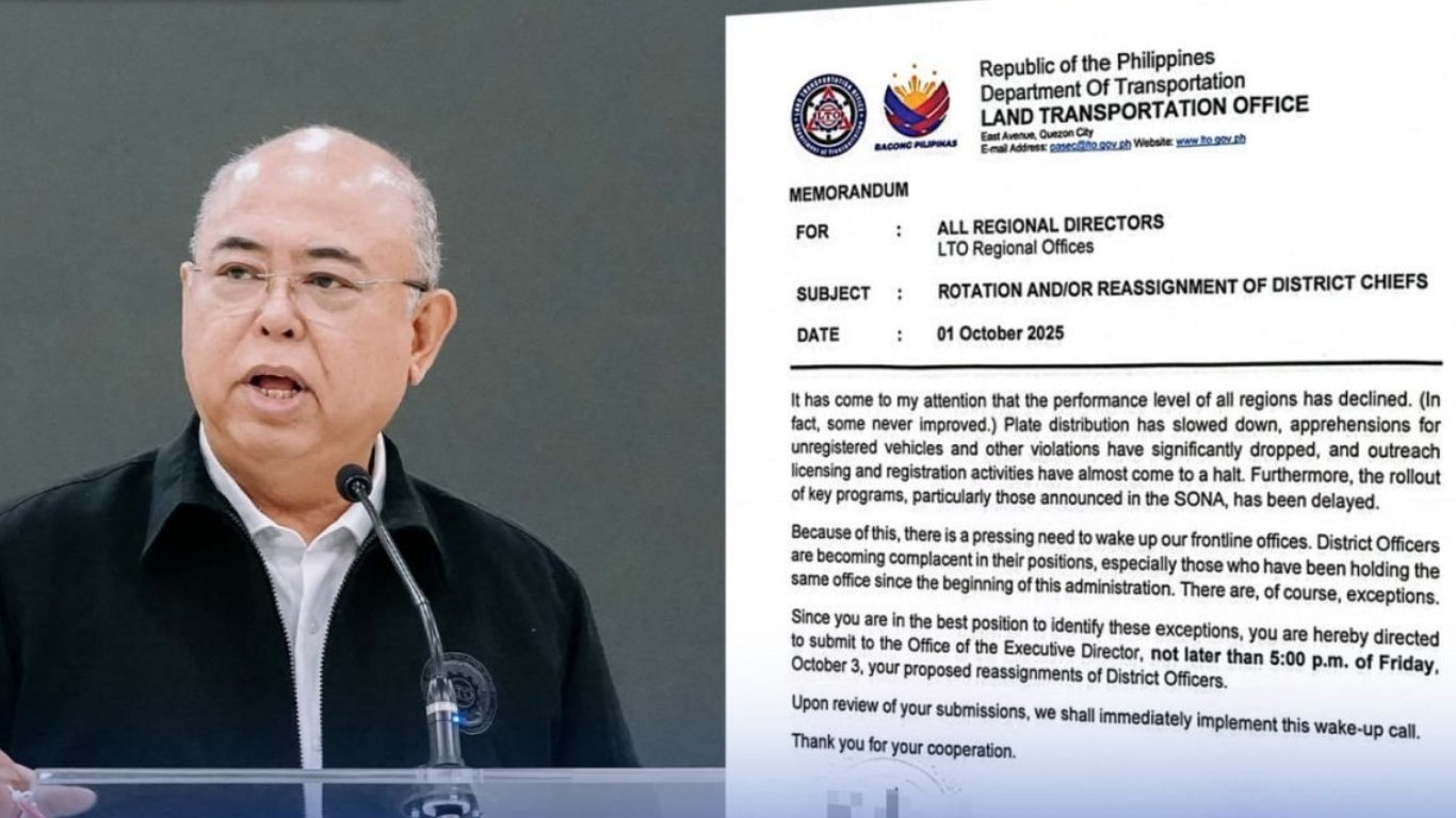 LTO mulls district  officers reshuffling