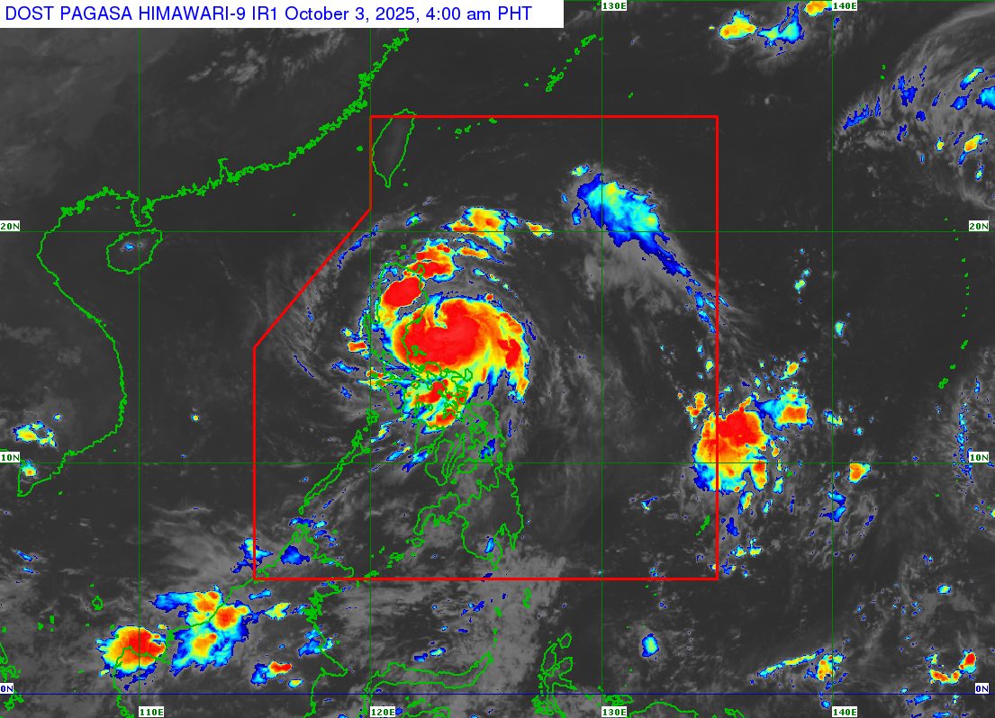 ‘Paolo’ now a typhoon, Signal No. 4 up in N. Luzon, Aurora

