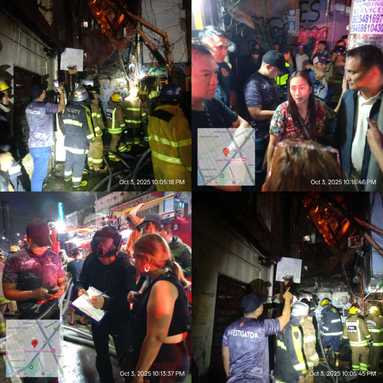 Fire displaces over 100 families in Malate 