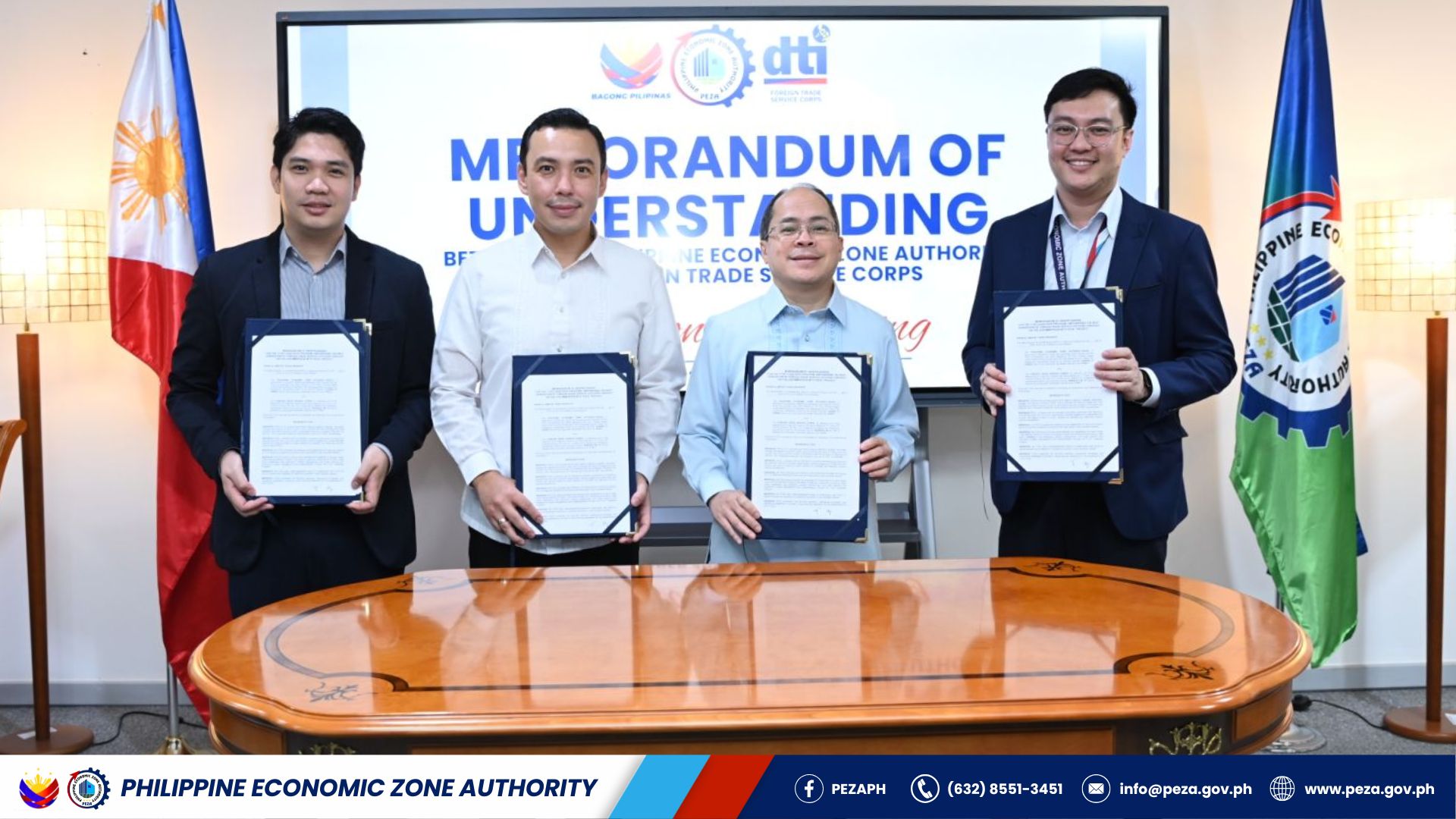 PEZA, FTSC partner to boost global trade diplomacy