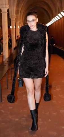 Anne Curtis at the Acne Studios show at Paris Fashion Week.