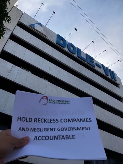 IOHSAD slams Cebu BPO firms for endangering workers during earthquake
