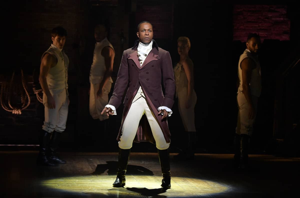 LESLIE Odom Jr. as Aaron Burr.