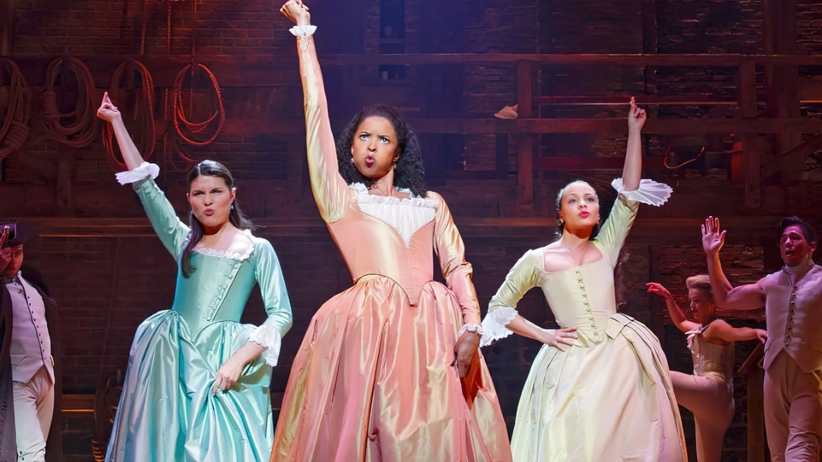 Renee Elise Goldsberry, Phillipa Soo and Jasmine Cephas Jones.