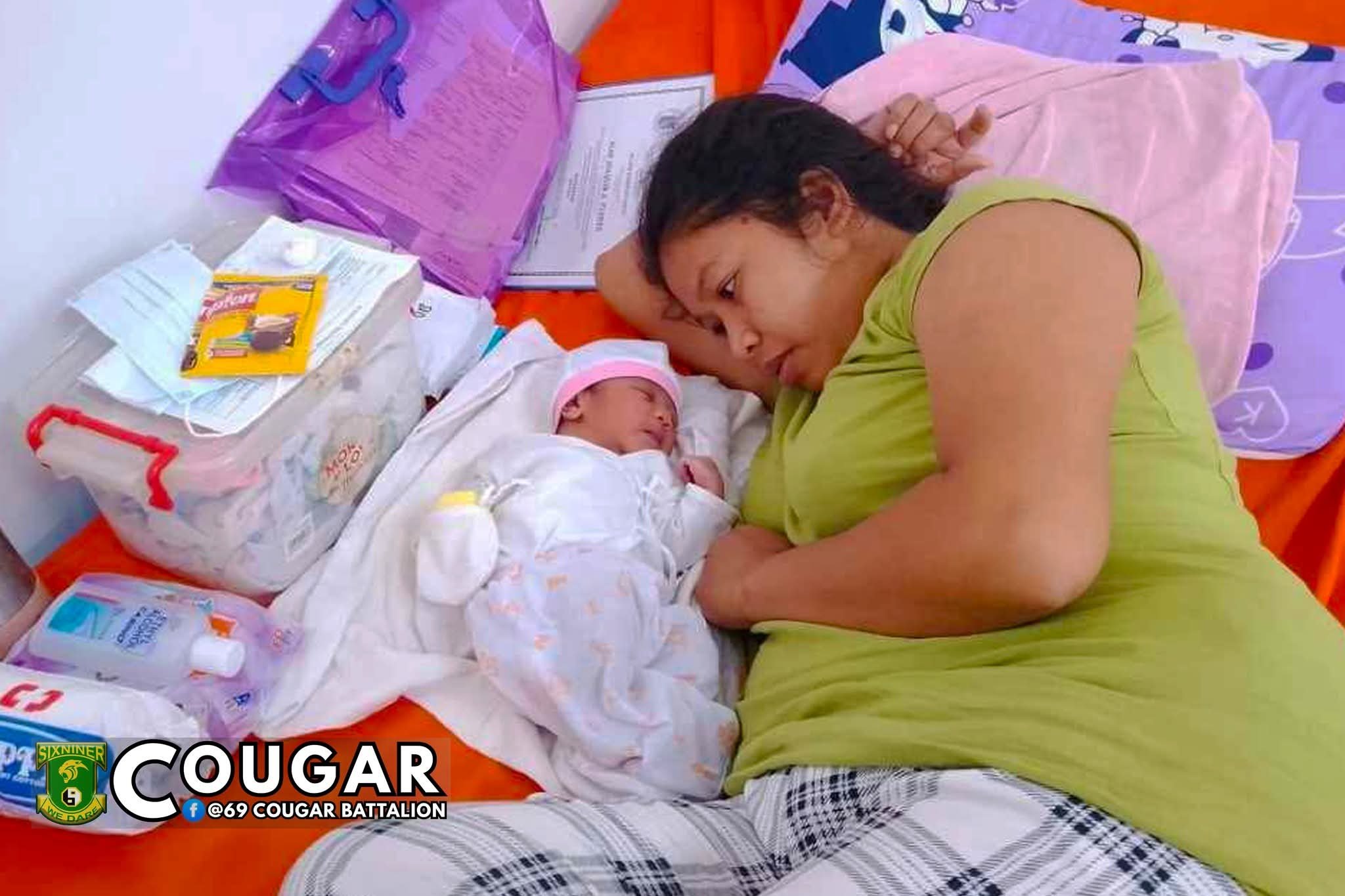 Army soldiers help deliver baby amid storm in Zambales