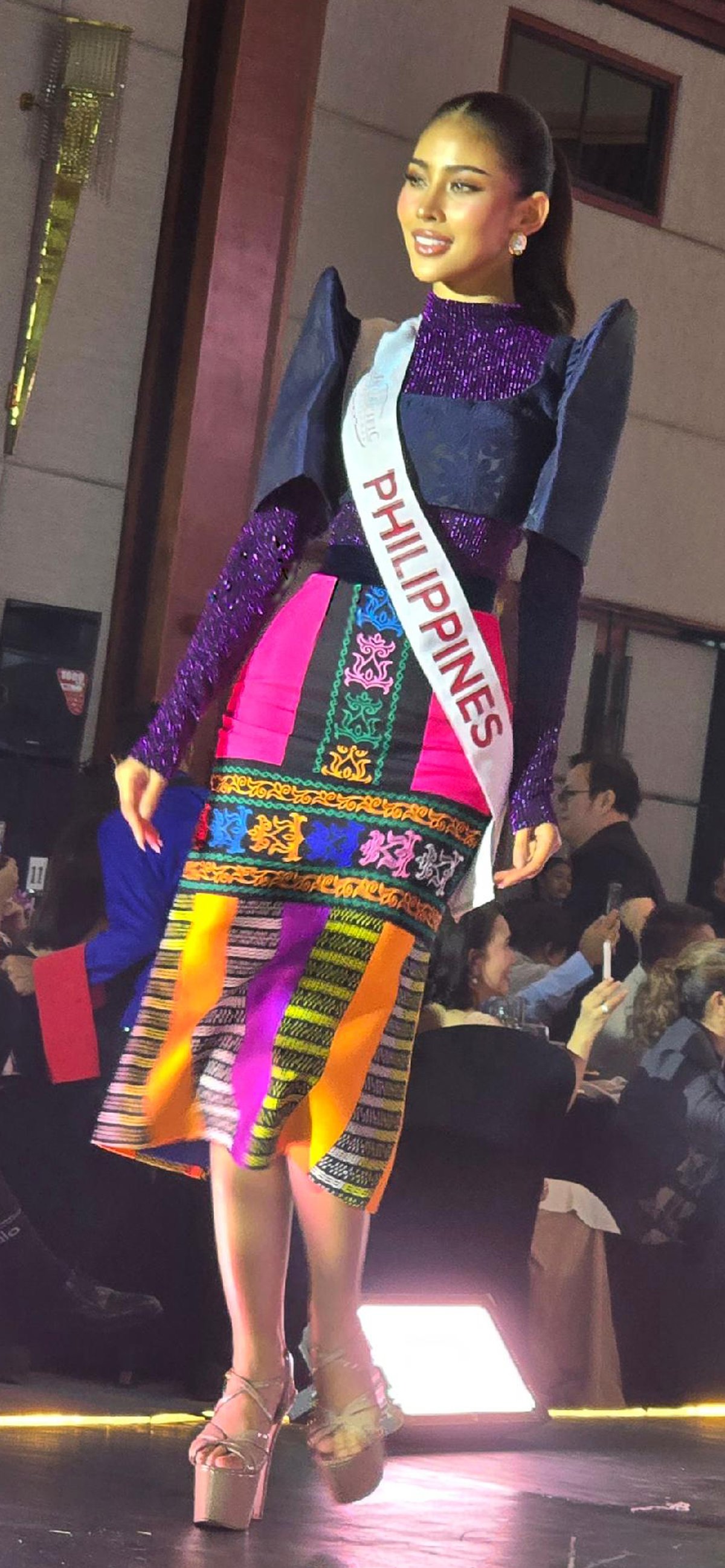Ms. Philippines, Anita Rose Gomez in Alejandro Godinez, Best Terno Designer.