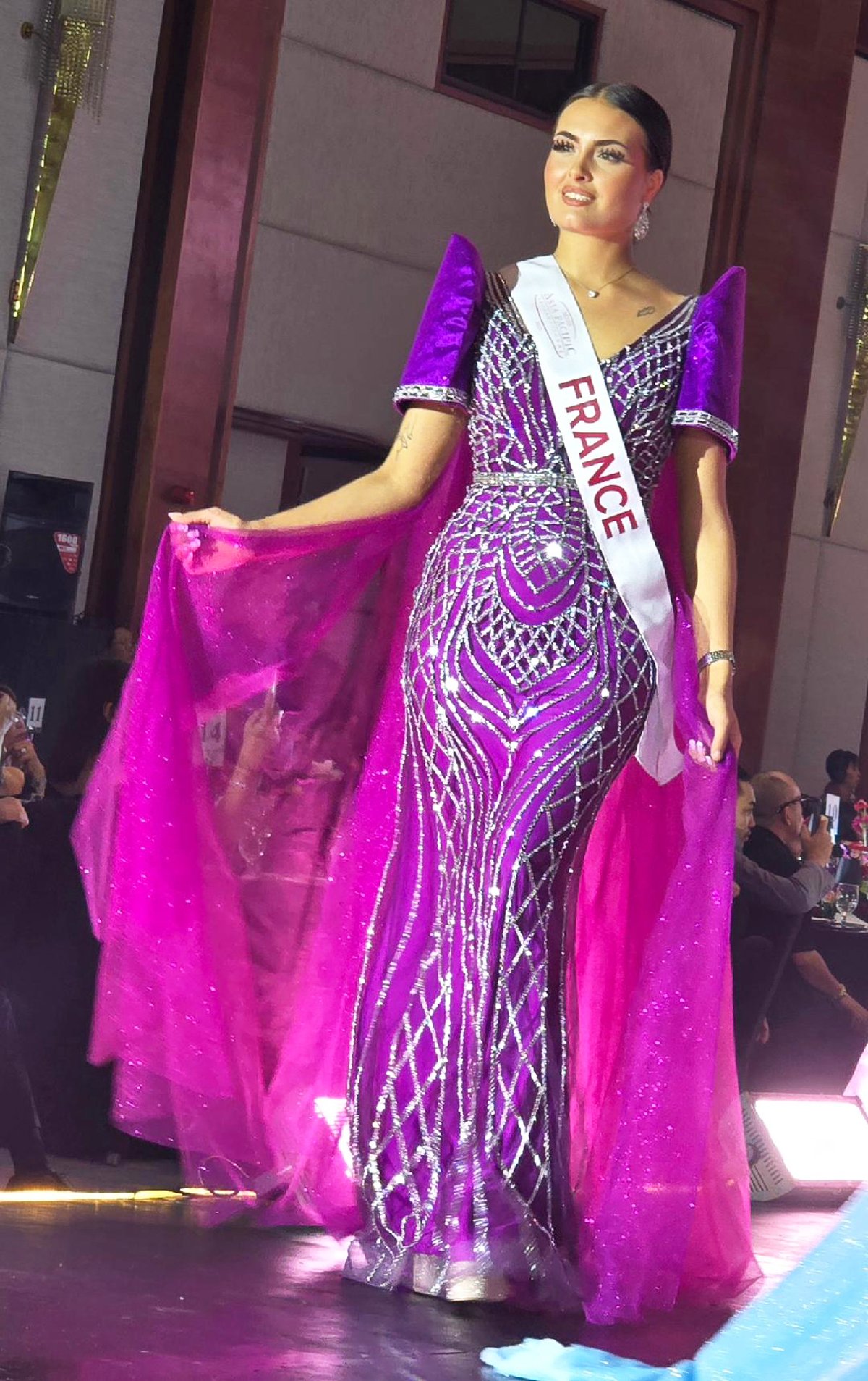Ms. France, Oceane Gryzon in  Wendell Quisido.