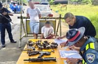 Maguindanao official, companion nabbed in CamNorte for illegal firearms