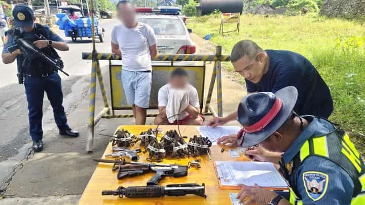 Maguindanao official, companion nabbed in CamNorte for illegal firearms