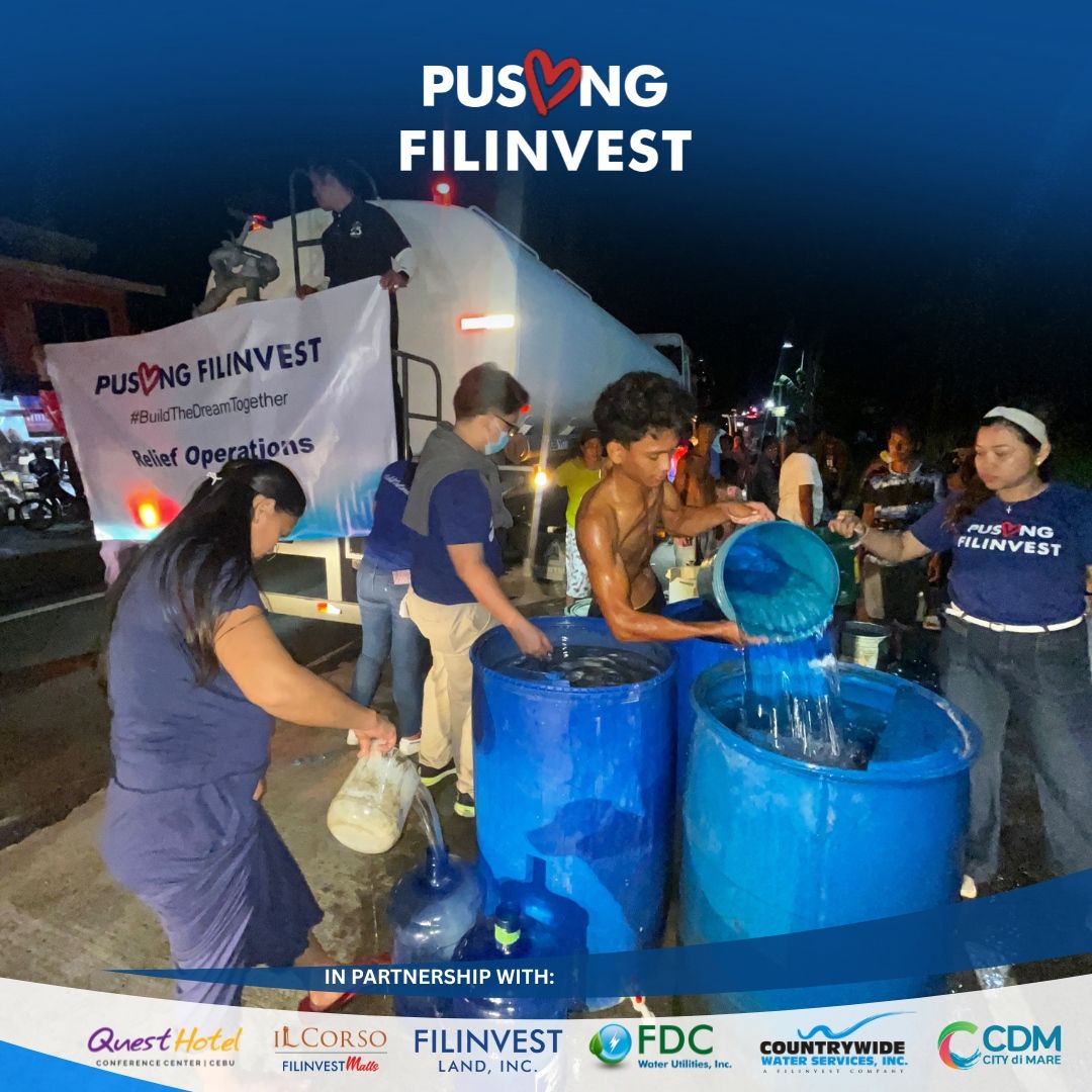 Filinvest mobilizes ‘Pusong Filinvest’ relief for quake-hit Northern Cebu