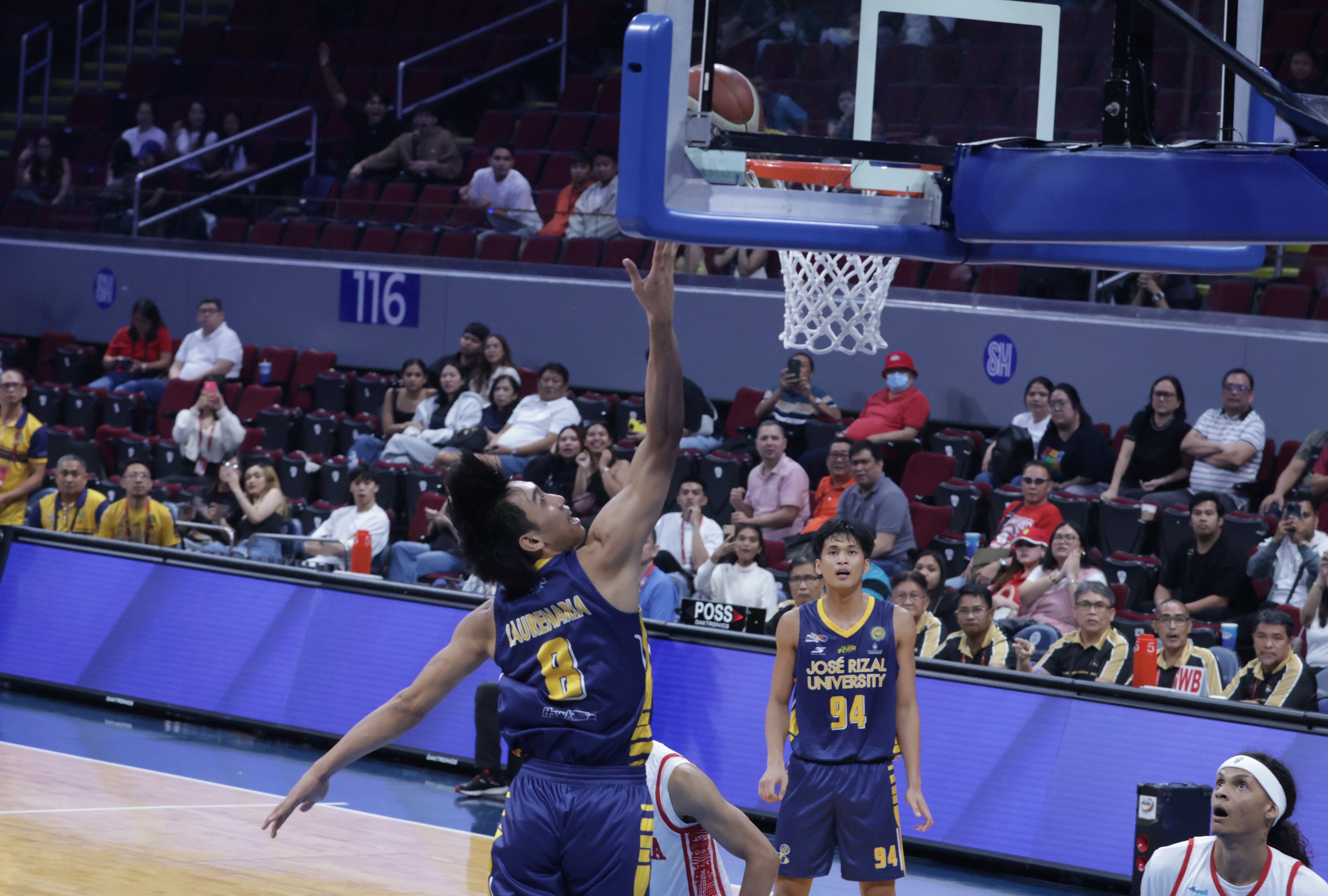 Laurenaria saves day, lifts JRU past San Beda