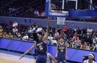 ALLAN Laurenaria sinks the go-ahead layup that lifted the JRU Heavy Bombers to a 67-66 win over the San Beda Red Lions in the NCAA Season 101 men’s basketball tournament on Friday at the Mall of Asia Arena.